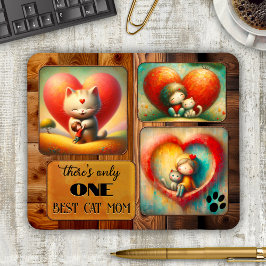 猫最高のの母のアートまたは写真 マウスパッド