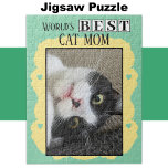 猫最高のの母の写真の緑の黄色 ジグソーパズル<br><div class="desc">祝このジグ魅力的ソーパズルで!この思いやりある贈り物は、彼女の猫の友人への愛を示す愛らしいカスタムデザインを特徴とし、どの動物愛好家にも理想的である。子猫の瞬間を思い出すお気に入りのか、単にダウンタイムを楽しんでいるかなどリラックス、このパズルは世界の猫ママに対する感謝の気持ちを表す楽しい方法です。愛猫の大切な写真で自分に合わせて、永遠にユニーク大切にしてくれる形見を作り出す!緑/黄</div>