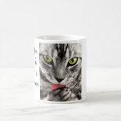 猫最高のの母の写真パーソナライズされた コーヒーマグカップ (中央)