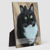 猫最高のの母の写真 フォトプラーク (側面)