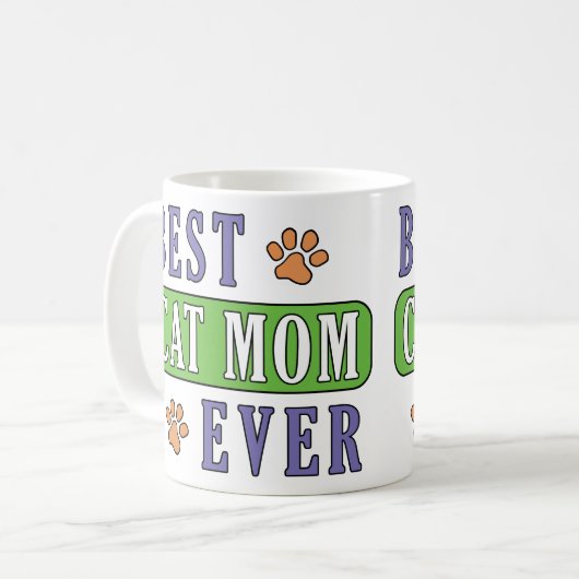 猫最高のの母 コーヒーマグカップ (正面左)