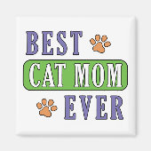 猫最高のの母 マグネット (正面)