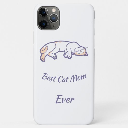 猫最高のの母 Case-Mate iPhoneケース (裏面)