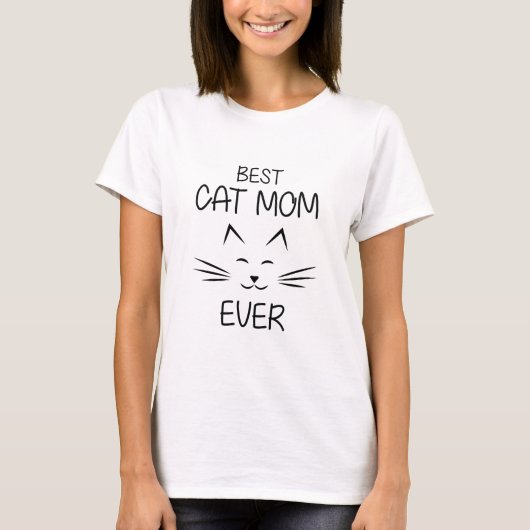猫最高のの母 Tシャツ (正面)