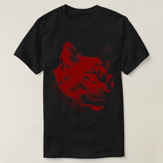 猫最高のパパおもしろい猫顔ヴィンテージ Tシャツ (デザイン正面)