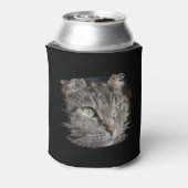 猫最高のパパエカスタムバー写真黒 缶クーラー (缶裏面)