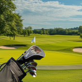 猫最高のパパエカスタムバー写真 – Dark Gray ゴルフヘッドカバー