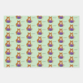 猫最高のパパ父の日 ラッピングペーパーシート (正面3)