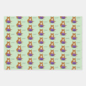 猫最高のパパ父の日 ラッピングペーパーシート (正面)