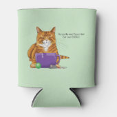 猫最高のパパ父の日 缶クーラー (正面)