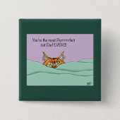 猫最高のパパ!父の日 缶バッジ (正面)