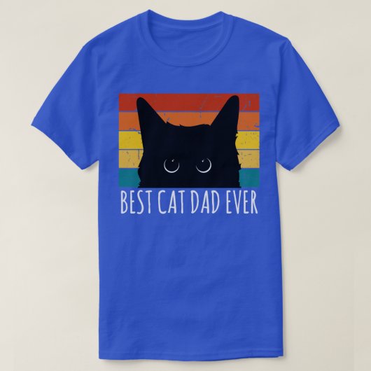 猫最高のパパ Tシャツ (デザイン正面)
