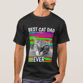 猫最高のパパEVER DARK MENS Tシャツ