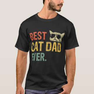 猫最高のパパTシャツ猫ダディギフトシャツ Tシャツ