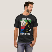 猫最高の母が猫のヴィンテージ母 Tシャツ (正面フル)