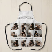 猫最高の母さんカスタムの日の猫の写真 エプロン