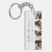 猫最高の母さんカスタムの日の猫の写真 キーホルダー (正面左)