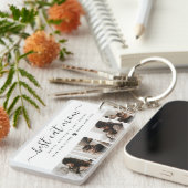 猫最高の母さんカスタムの日の猫の写真 キーホルダー (正面右)