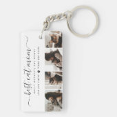 猫最高の母さんカスタムの日の猫の写真 キーホルダー (裏面)