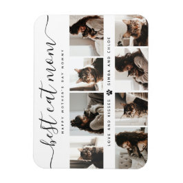 猫最高の母さんカスタムの日の猫の写真 マグネット