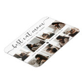 猫最高の母さんカスタムの日の猫の写真 マグネット (左側)