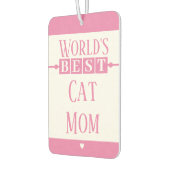 猫最高の母さん カーエアーフレッシュナー (左)