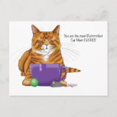 猫最高の母さん！ ポストカード (正面)