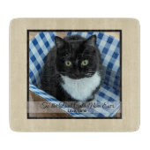 猫最高の母の撮カスタム影と文字 カッティングボード (正面)