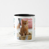 猫最高の母の日に1つフォトマザーズ マグカップ (中央)