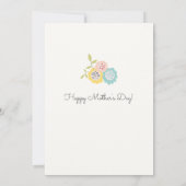 猫最高の母の日 カード (裏面)