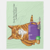 猫最高の母の日 フリースブランケット (正面)