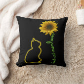 猫最高の母ひまわり猫の母 クッション (ブランケット)