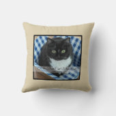 猫最高の母エバー装飾用クッション クッション (裏面)