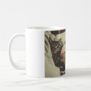 猫最高の母パパの追加cat写真名ギフトテンプレート コーヒーマグカップ