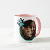猫最高の母マグカスタムフォントカラフル マグカップ (正面右)