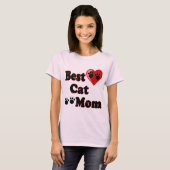 猫最高の母母商品 Tシャツ (正面フル)