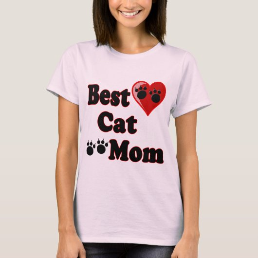 猫最高の母母商品 Tシャツ (正面)