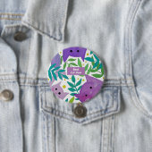 猫最高の母猫と枝 缶バッジ (インサイチュ)