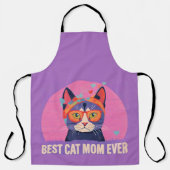 猫最高の母 エプロン (正面)