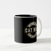 猫最高の母 ツートーンマグカップ (正面右)