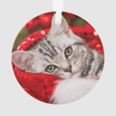 猫最高の母 |写真手書き文字 オーナメント (裏面)