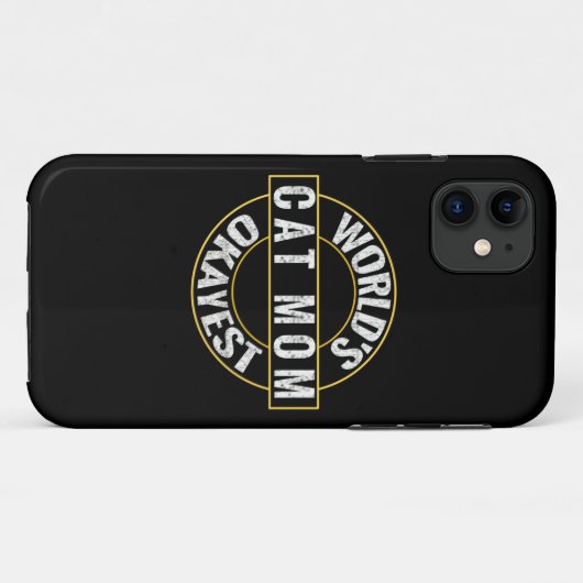 猫最高の母 Case-Mate iPhoneケース (裏面(横))
