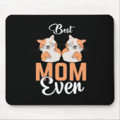 猫最高の母EVER MOUSE PAD マウスパッド (正面)