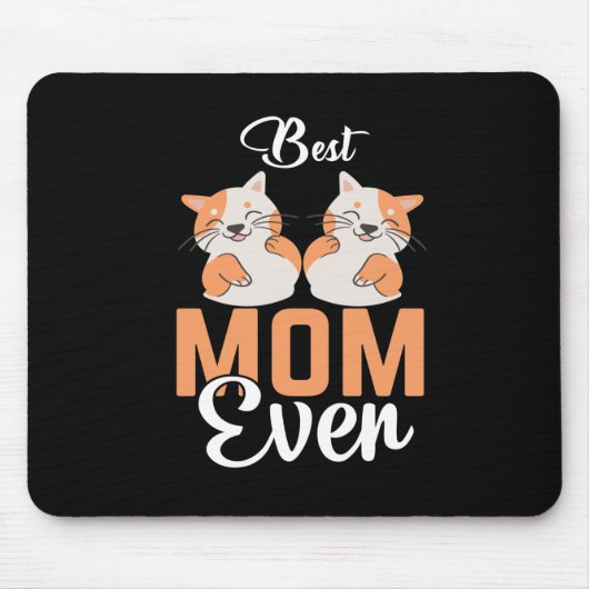 猫最高の母EVER MOUSE PAD マウスパッド (正面)