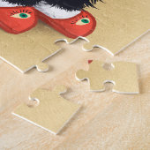 猫本読好き ジグソーパズル (側面)