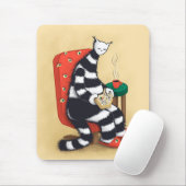 猫本読好き マウスパッド (マウス)