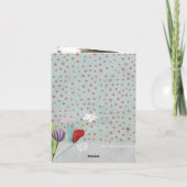 猫束カードおもしろい悔やみや弔慰素敵な挨拶 カード (裏面)