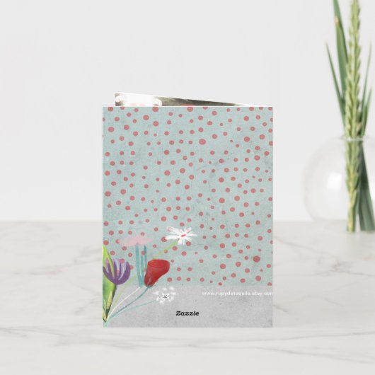 猫束カードおもしろい悔やみや弔慰素敵な挨拶 カード (裏面)