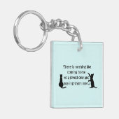 猫来の家 キーホルダー (正面左)