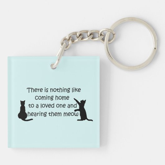 猫来の家 キーホルダー (裏面)